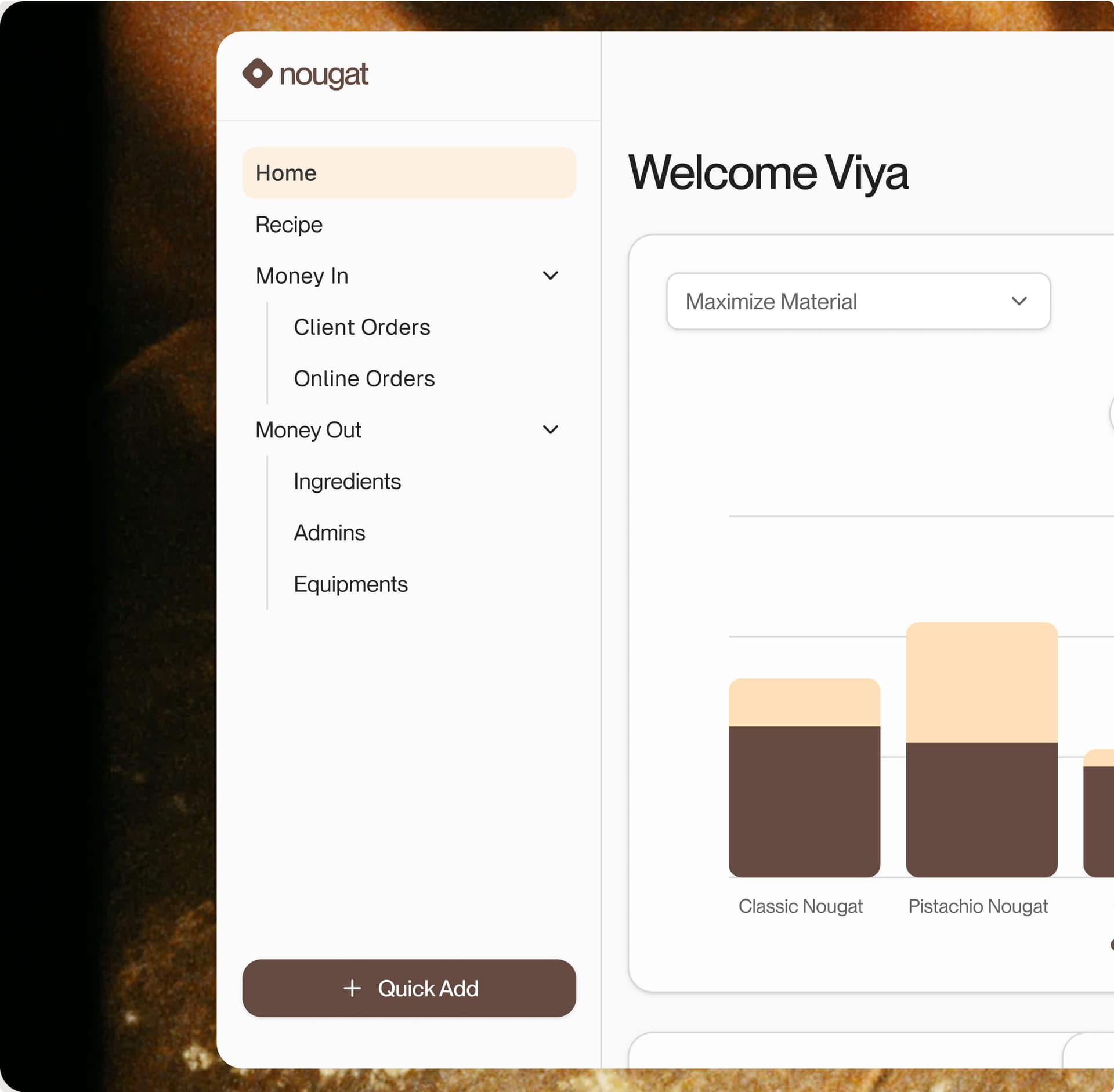 Nougat Dashboard Screenshot